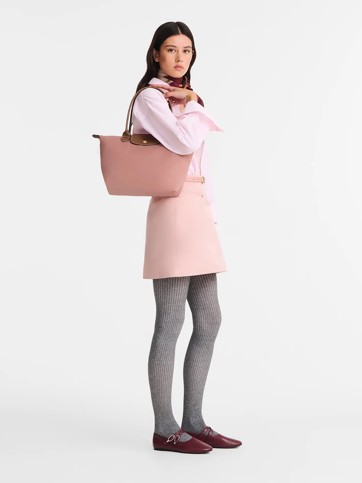 LONGCHAMP | Le Pliage Original Shopper Medium, Rosethe | 